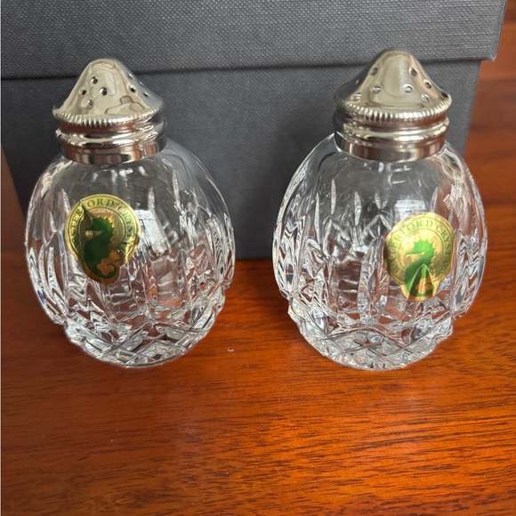 Waterford Lismore Salt and Pepper Set NEW - Picture 2 of 7